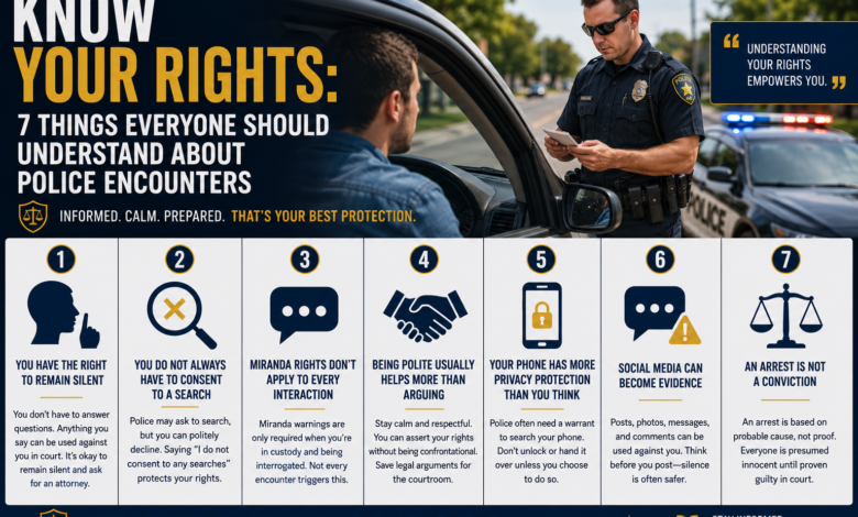 Know Your Rights: 7 Things Everyone Should Understand About Police Encounters
